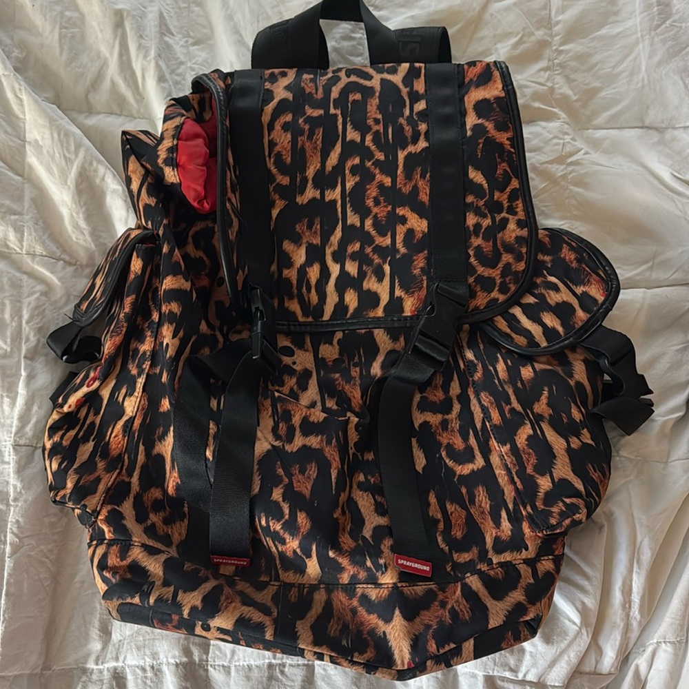 Sprayground Leopard Backpack